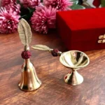 Rudraksh Puja Ghanti with Diya in Beautiful Box Packing