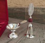 Rudraksh Puja Ghanti with Diya in Beautiful Box Packing - Image 2